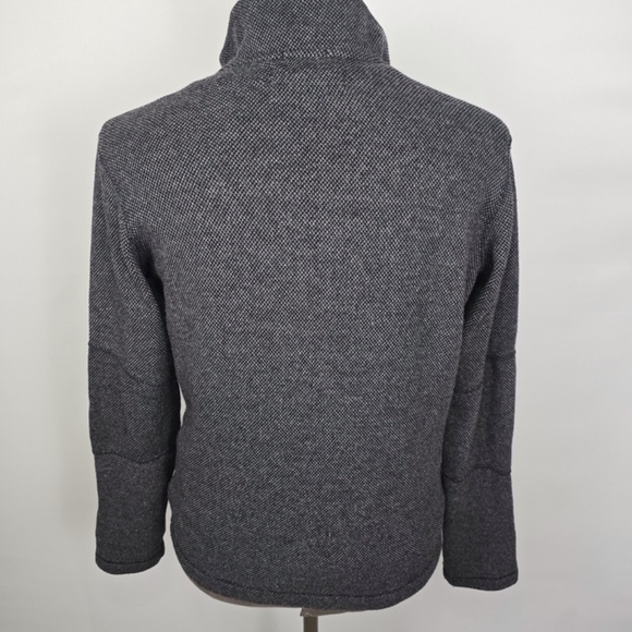 Smartwool Fleece Half Zip Sweater Jacket Grey Heritage Trail Men's M Wool Blend - Picture 8 of 11
